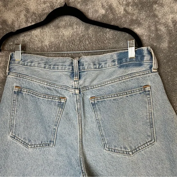 NEW! Abercrombie & Fitch The Barrel Jean Mid Rise 29 W 24 L Short Light Wash - Picture 6 of 16